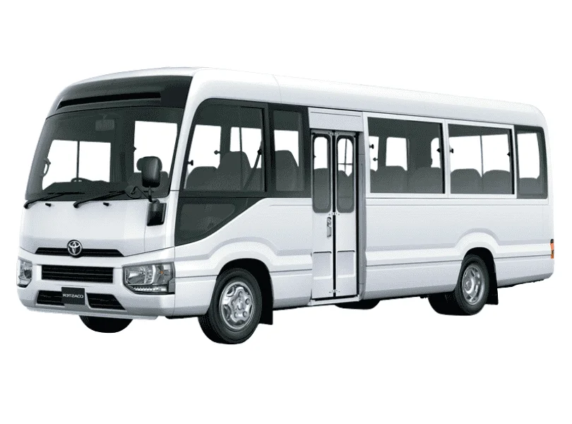 25-Seater Luxury Minibus for Group Travel in Dubai | Baseet Tours – Comfort & Style for Every Ride